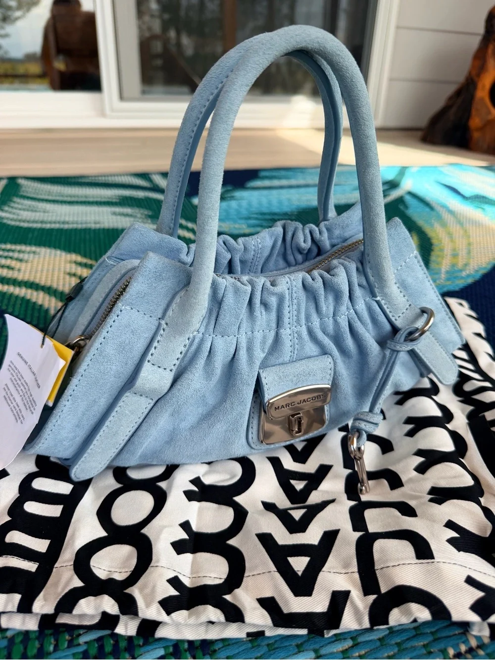 Marc Jacobs Women's The Suede Cristina Small Satchel Bag